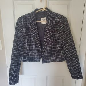 Cropped Tweed Blazer